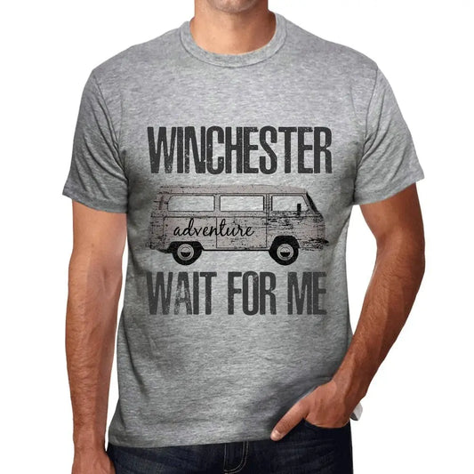 Men's Graphic T-Shirt Adventure Wait For Me In Winchester Limited Edition Short Sleeve Tee-Shirt Vintage Birthday Gift Novelty