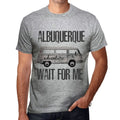 Camiseta Estampada para Hombre Aventura Espérame En Albuquerque – Adventure Wait For Me In Albuquerque – T-shirt Vintage Manga Corta Regalo Original Cumpleaños Diseño Gráfico Moda
