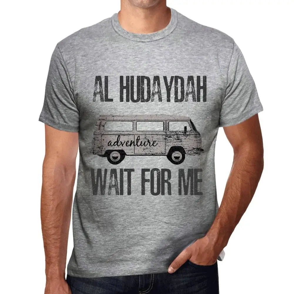 Men's Graphic T-Shirt Adventure Wait For Me In Al Hudaydah Limited Edition Short Sleeve Tee-Shirt Vintage Birthday Gift Novelty