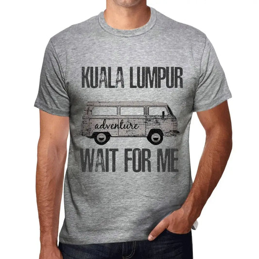 Men's Graphic T-Shirt Adventure Wait For Me In Kuala Lumpur Limited Edition Short Sleeve Tee-Shirt Vintage Birthday Gift Novelty