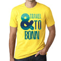 Men's Graphic T-Shirt And Travel To Bonn Eco-Friendly Limited Edition Short Sleeve Tee-Shirt Vintage Birthday Gift Novelty