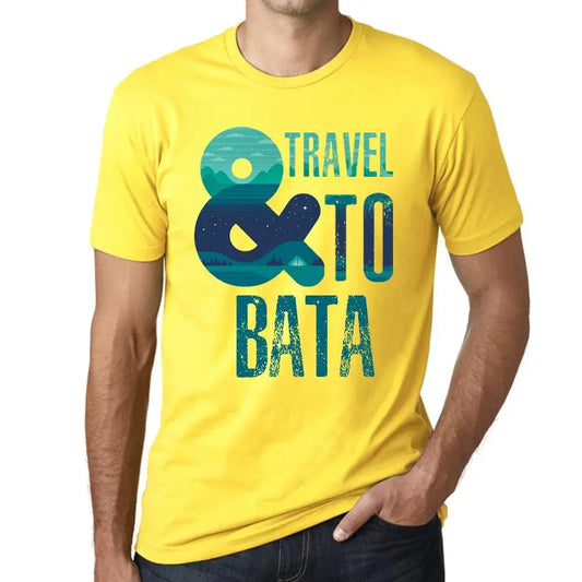 Men's Graphic T-Shirt And Travel To Bata Eco-Friendly Limited Edition Short Sleeve Tee-Shirt Vintage Birthday Gift Novelty
