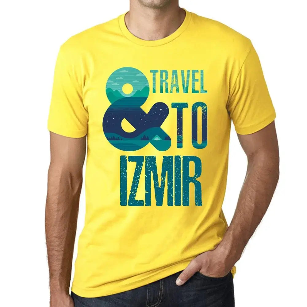 Men's Graphic T-Shirt And Travel To Izmir Eco-Friendly Limited Edition Short Sleeve Tee-Shirt Vintage Birthday Gift Novelty
