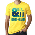 Men's Graphic T-Shirt And Travel To Sunderland Eco-Friendly Limited Edition Short Sleeve Tee-Shirt Vintage Birthday Gift Novelty