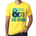 Men's Graphic T-Shirt And Travel To San Antonio Eco-Friendly Limited Edition Short Sleeve Tee-Shirt Vintage Birthday Gift Novelty