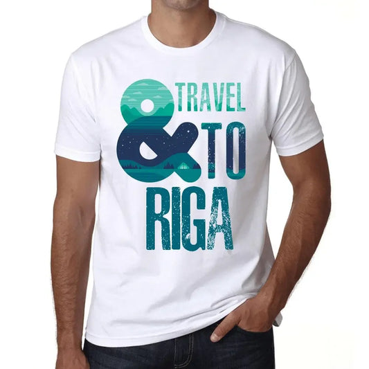Men's Graphic T-Shirt And Travel To Riga Eco-Friendly Limited Edition Short Sleeve Tee-Shirt Vintage Birthday Gift Novelty