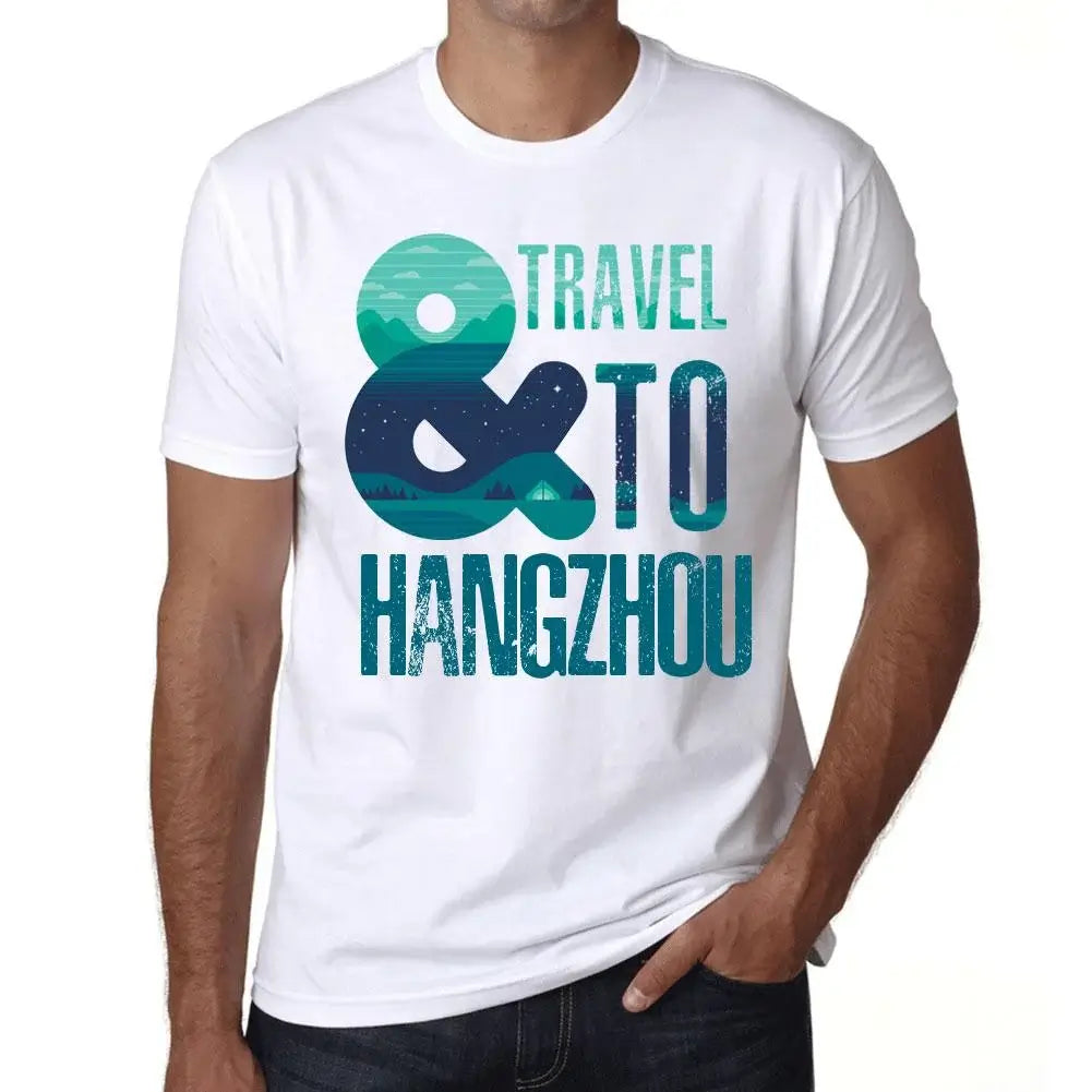 Men's Graphic T-Shirt And Travel To Hangzhou Eco-Friendly Limited Edition Short Sleeve Tee-Shirt Vintage Birthday Gift Novelty