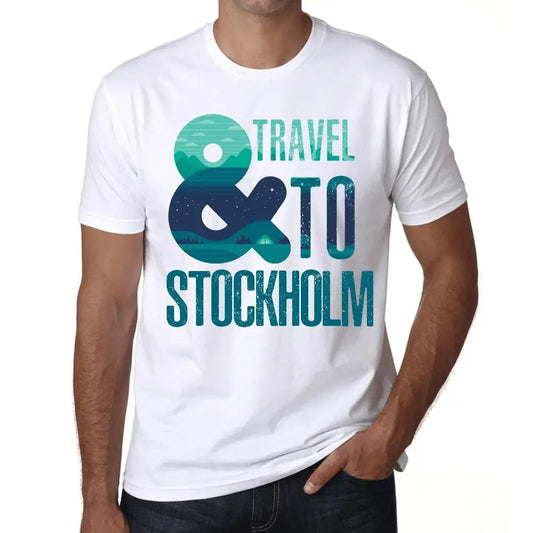 Men's Graphic T-Shirt And Travel To Stockholm Eco-Friendly Limited Edition Short Sleeve Tee-Shirt Vintage Birthday Gift Novelty