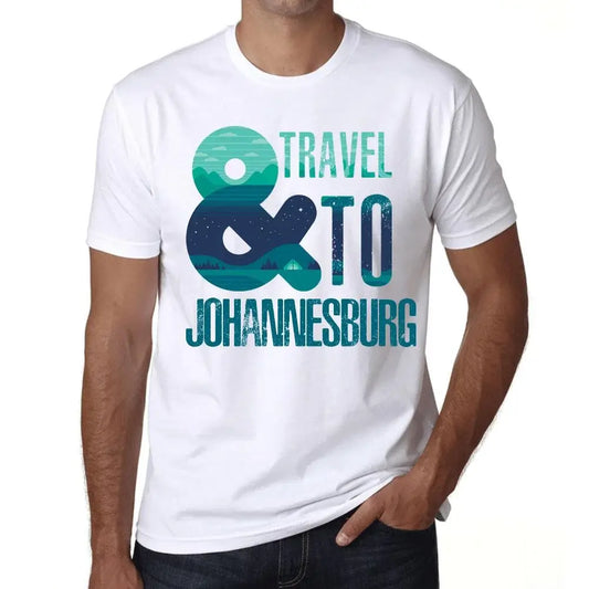 Men's Graphic T-Shirt And Travel To Johannesburg Eco-Friendly Limited Edition Short Sleeve Tee-Shirt Vintage Birthday Gift Novelty
