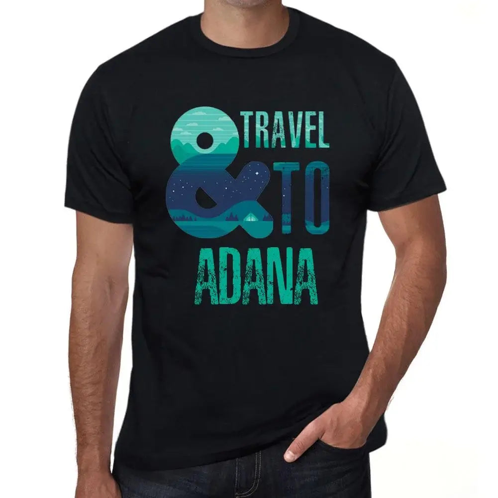 Men's Graphic T-Shirt And Travel To Adana Eco-Friendly Limited Edition Short Sleeve Tee-Shirt Vintage Birthday Gift Novelty
