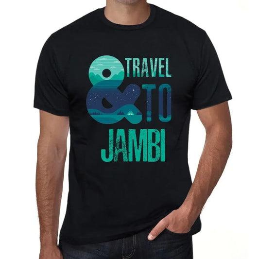 Men's Graphic T-Shirt And Travel To Jambi Eco-Friendly Limited Edition Short Sleeve Tee-Shirt Vintage Birthday Gift Novelty