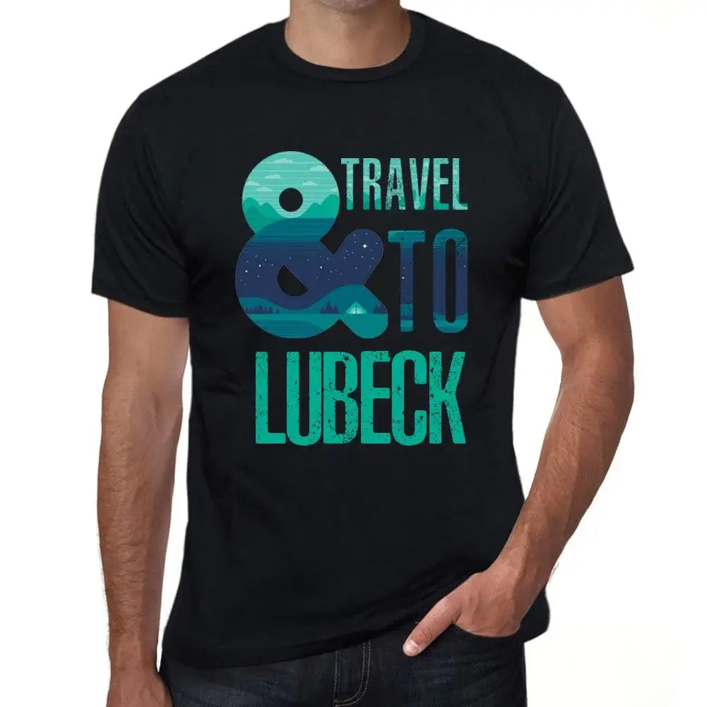 Men's Graphic T-Shirt And Travel To Lubeck Eco-Friendly Limited Edition Short Sleeve Tee-Shirt Vintage Birthday Gift Novelty