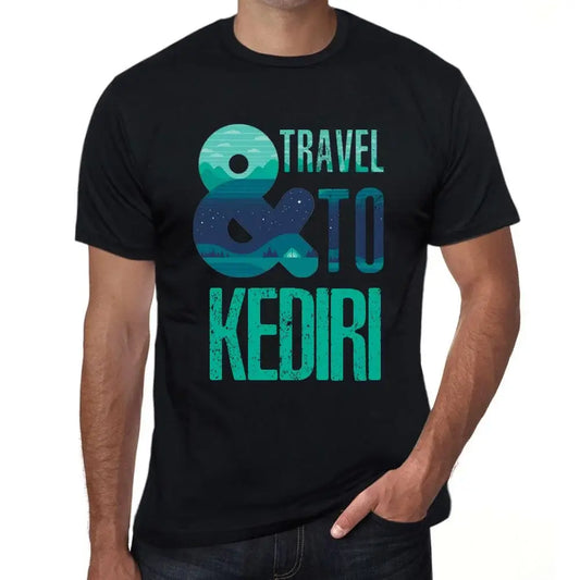Men's Graphic T-Shirt And Travel To Kediri Eco-Friendly Limited Edition Short Sleeve Tee-Shirt Vintage Birthday Gift Novelty
