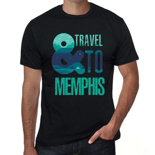 Men's Graphic T-Shirt And Travel To Memphis Eco-Friendly Limited Edition Short Sleeve Tee-Shirt Vintage Birthday Gift Novelty