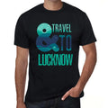 Men's Graphic T-Shirt And Travel To Lucknow Eco-Friendly Limited Edition Short Sleeve Tee-Shirt Vintage Birthday Gift Novelty