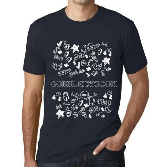 Men's Graphic T-Shirt Doodle Art Gobbledygook Eco-Friendly Limited Edition Short Sleeve Tee-Shirt Vintage Birthday Gift Novelty