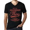 Homme Tee-Shirt Col V C'Est Un Truc De Chroniqueur Que Tu Ne Comprendrais Pas – It's A Columnist Thing You Wouldn’t Understand – T-Shirt Graphique Vintage Cadeau Nouveauté