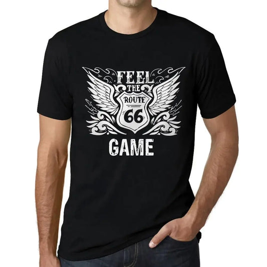 Men's Graphic T-Shirt Feel The Game Limited Edition Short Sleeve Tee-Shirt Vintage Birthday Gift Novelty