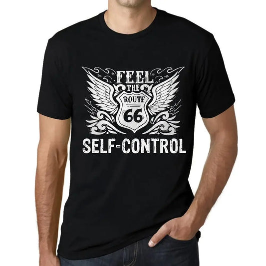 Men's Graphic T-Shirt Feel The Self-Control Limited Edition Short Sleeve Tee-Shirt Vintage Birthday Gift Novelty