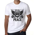 Men's Graphic T-Shirt Feel The Peace Limited Edition Short Sleeve Tee-Shirt Vintage Birthday Gift Novelty