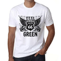 Men's Graphic T-Shirt Feel The Green Limited Edition Short Sleeve Tee-Shirt Vintage Birthday Gift Novelty