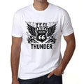 Men's Graphic T-Shirt Feel The Thunder Limited Edition Short Sleeve Tee-Shirt Vintage Birthday Gift Novelty