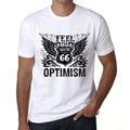 Men's Graphic T-Shirt Feel The Optimism Limited Edition Short Sleeve Tee-Shirt Vintage Birthday Gift Novelty
