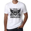 Men's Graphic T-Shirt Feel The Knowledge Limited Edition Short Sleeve Tee-Shirt Vintage Birthday Gift Novelty