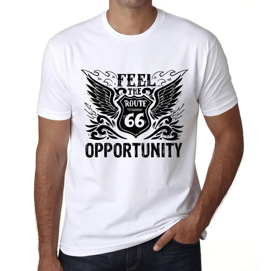 Men's Graphic T-Shirt Feel The Opportunity Limited Edition Short Sleeve Tee-Shirt Vintage Birthday Gift Novelty