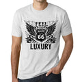 Homme Tee-Shirt Ressentez Le Luxe – Feel The Luxury – T-Shirt Graphique Vintage Cadeau Nouveauté