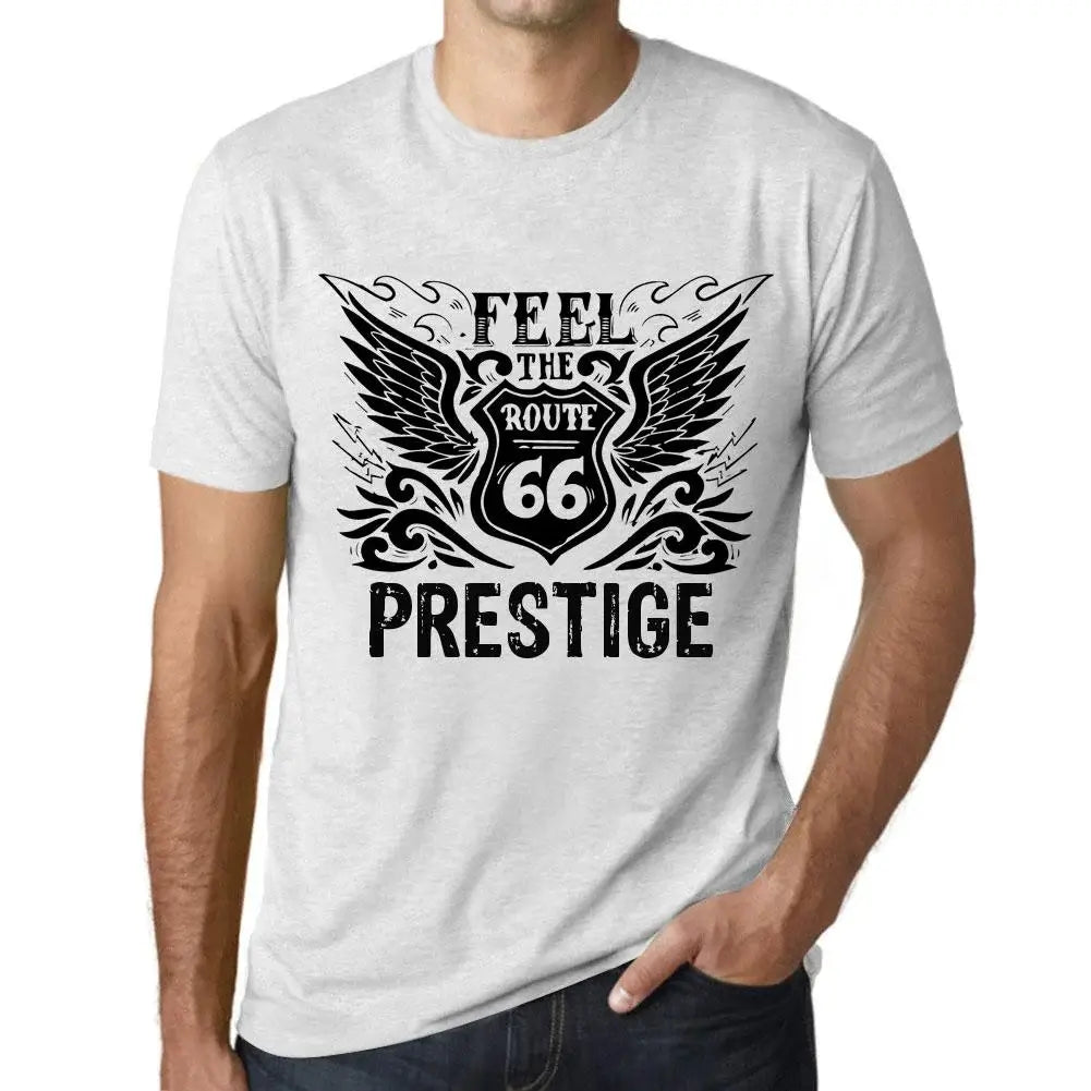 Men's Graphic T-Shirt Feel The Prestige Limited Edition Short Sleeve Tee-Shirt Vintage Birthday Gift Novelty