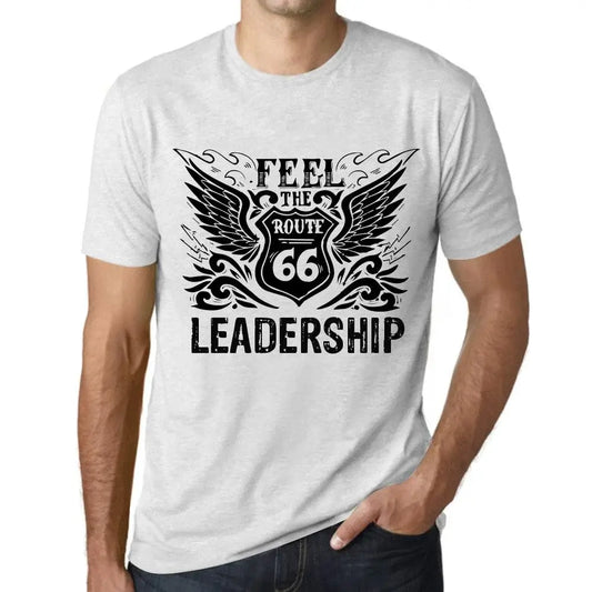 Men's Graphic T-Shirt Feel The Leadership Limited Edition Short Sleeve Tee-Shirt Vintage Birthday Gift Novelty