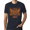 Men's Graphic T-Shirt Feel The Jazz Limited Edition Short Sleeve Tee-Shirt Vintage Birthday Gift Novelty