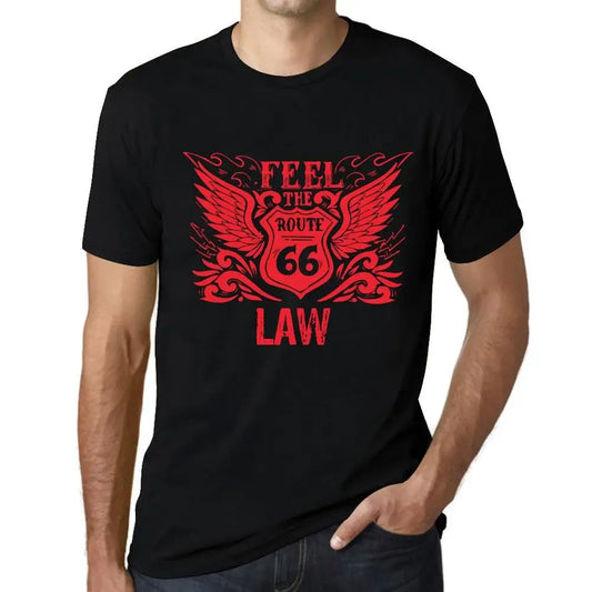 Men's Graphic T-Shirt Feel The Law Limited Edition Short Sleeve Tee-Shirt Vintage Birthday Gift Novelty
