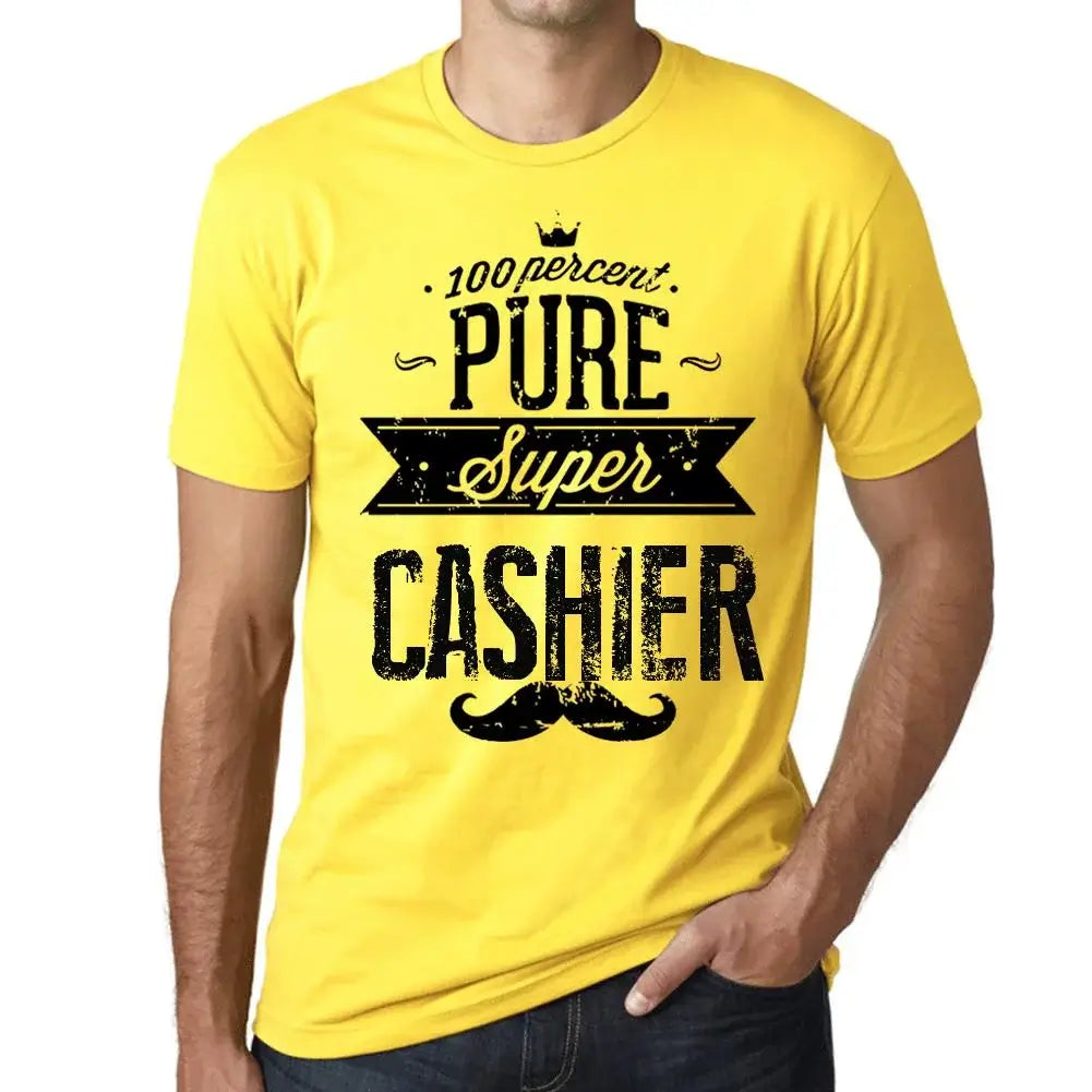 Men's Graphic T-Shirt 100% Pure Super Cashier Eco-Friendly Limited Edition Short Sleeve Tee-Shirt Vintage Birthday Gift Novelty