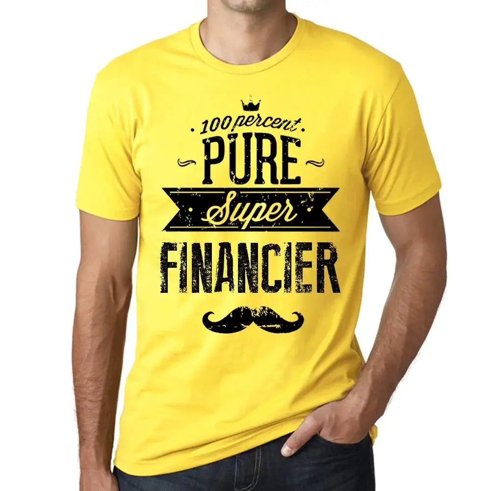 Men's Graphic T-Shirt 100% Pure Super Financier Eco-Friendly Limited Edition Short Sleeve Tee-Shirt Vintage Birthday Gift Novelty