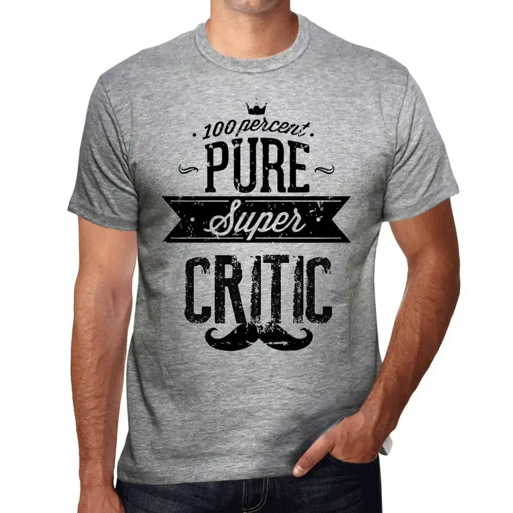 Men's Graphic T-Shirt 100% Pure Super Critic Eco-Friendly Limited Edition Short Sleeve Tee-Shirt Vintage Birthday Gift Novelty