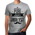 Men's Graphic T-Shirt 100% Pure Super Analyst Eco-Friendly Limited Edition Short Sleeve Tee-Shirt Vintage Birthday Gift Novelty