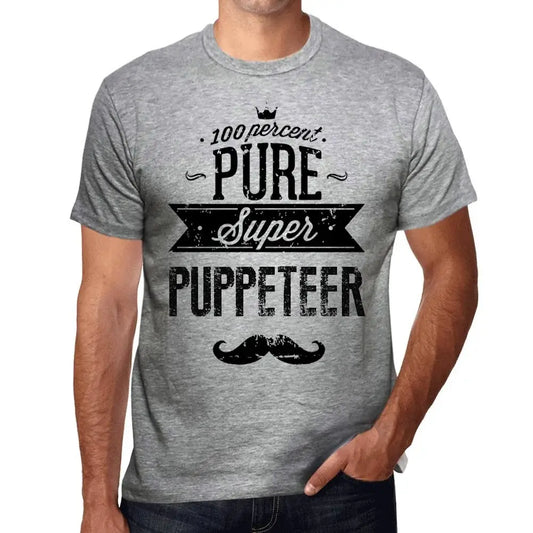 Men's Graphic T-Shirt 100% Pure Super Pupper Eco-Friendly Limited Edition Short Sleeve Tee-Shirt Vintage Birthday Gift Novelty