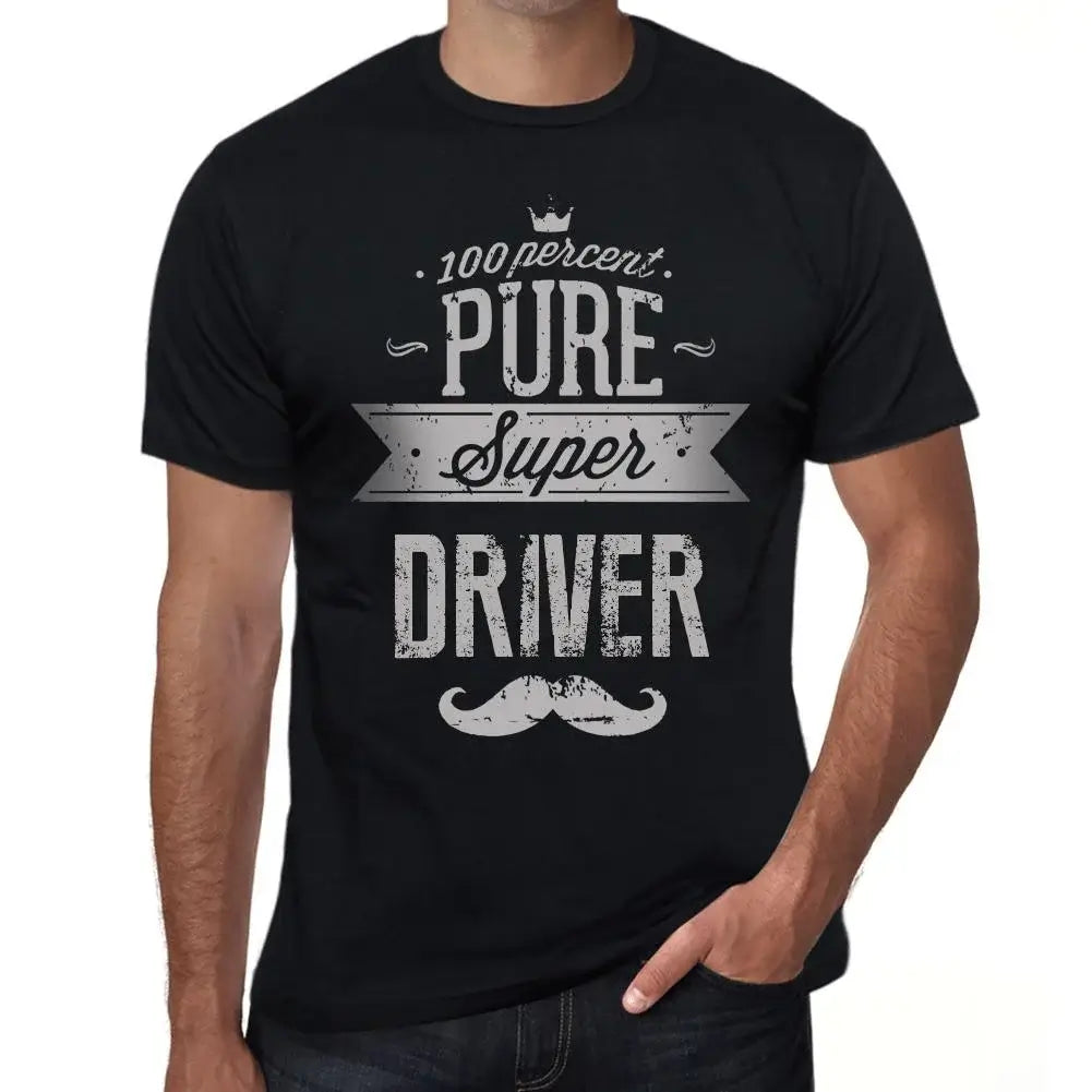 Men's Graphic T-Shirt 100% Pure Super Driver Eco-Friendly Limited Edition Short Sleeve Tee-Shirt Vintage Birthday Gift Novelty
