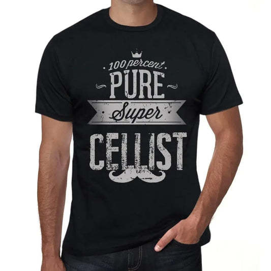 Men's Graphic T-Shirt 100% Pure Super Cellist Eco-Friendly Limited Edition Short Sleeve Tee-Shirt Vintage Birthday Gift Novelty