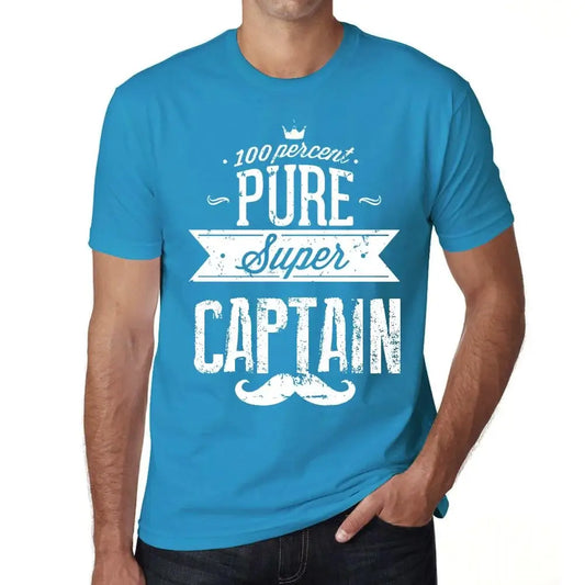 Men's Graphic T-Shirt 100% Pure Super Captain Eco-Friendly Limited Edition Short Sleeve Tee-Shirt Vintage Birthday Gift Novelty