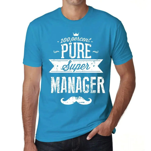 Men's Graphic T-Shirt 100% Pure Super Manager Eco-Friendly Limited Edition Short Sleeve Tee-Shirt Vintage Birthday Gift Novelty