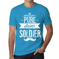 Men's Graphic T-Shirt 100% Pure Super Soldier Eco-Friendly Limited Edition Short Sleeve Tee-Shirt Vintage Birthday Gift Novelty