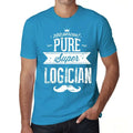 Men's Graphic T-Shirt 100% Pure Super Logician Eco-Friendly Limited Edition Short Sleeve Tee-Shirt Vintage Birthday Gift Novelty