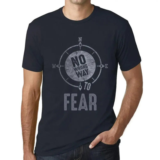 Men's Graphic T-Shirt No Wrong Way To Fear Limited Edition Short Sleeve Tee-Shirt Vintage Birthday Gift Novelty