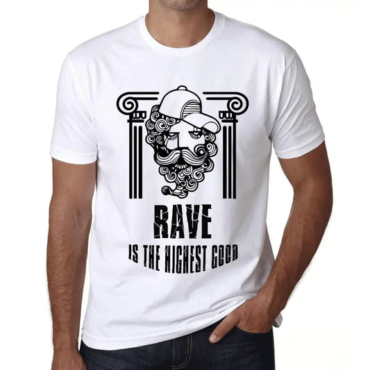 Men's Graphic T-Shirt Rave Is The Highest Good Eco-Friendly Limited Edition Short Sleeve Tee-Shirt Vintage Birthday Gift Novelty