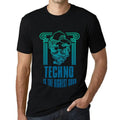 Men's Graphic T-Shirt Techno Is The Highest Good Eco-Friendly Limited Edition Short Sleeve Tee-Shirt Vintage Birthday Gift Novelty