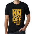 Men's Graphic T-Shirt No Days Off Since 1967 57th Birthday Anniversary 57 Year Old Gift 1967 Vintage Eco-Friendly Short Sleeve Novelty Tee