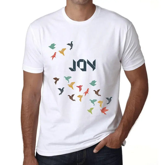 Men's Graphic T-Shirt Origami Joy Limited Edition Short Sleeve Tee-Shirt Vintage Birthday Gift Novelty